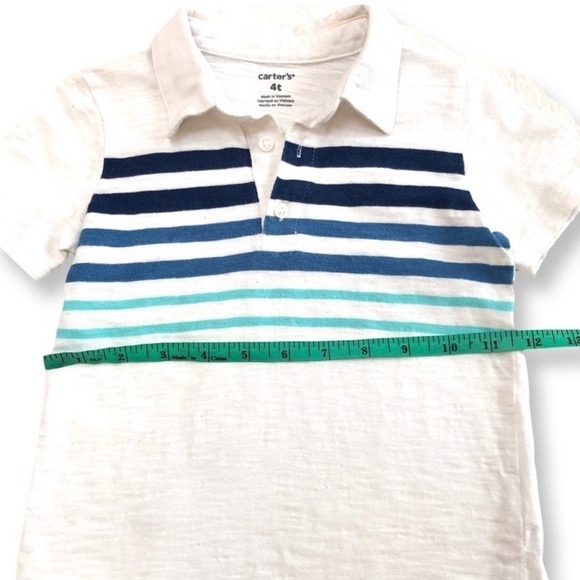 ⭐️ 5 for $25 A Set of 2 Carter’s Toddler Boy’s Cotton Tops Size 4 T - Picture 13 of 16
